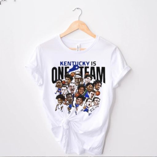 Kentucky mbb releases one team one state relief t hoodie, sweater, longsleeve, shirt v-neck, t-shirt