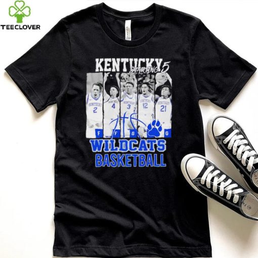 Kentucky starting 5 Wildcats basketball players shirt