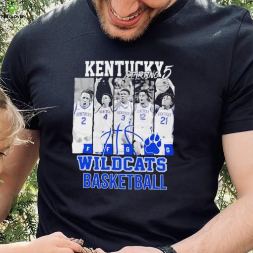 Kentucky starting 5 Wildcats basketball players shirt