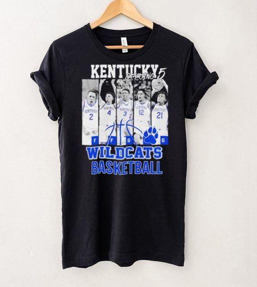 Kentucky starting 5 Wildcats basketball players shirt