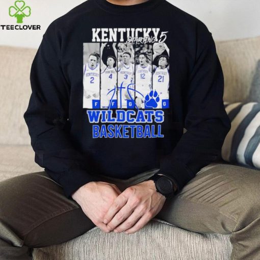 Kentucky starting 5 Wildcats basketball players shirt