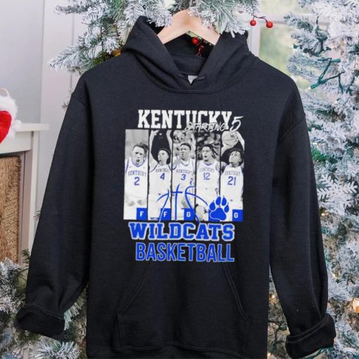 Kentucky starting 5 Wildcats basketball players shirt