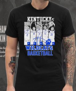Kentucky starting 5 Wildcats basketball players shirt