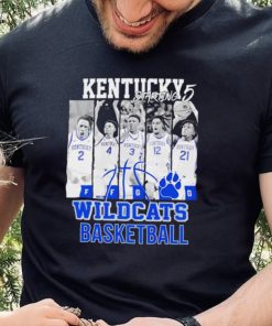 Kentucky starting 5 Wildcats basketball players shirt