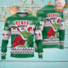 Kazakhstan Ice Hockey Team Grinch Hockey Stick Ugly Christmas Sweater