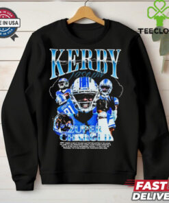 Kerby Joseph Zuper Charged Detroit Lions NFL t shirt