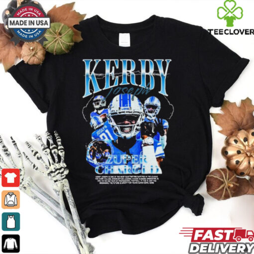 Kerby Joseph Zuper Charged Detroit Lions NFL t shirt