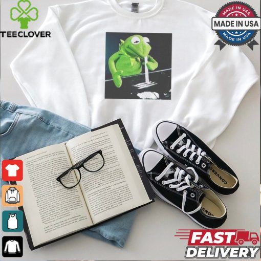 Kermit Getting Absolutely Wasted On Coke Funny Shirt