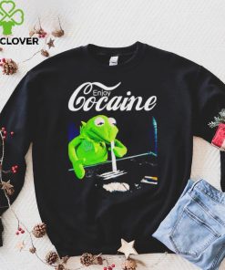 Kermit frog high enjoy Cocaine hoodie, sweater, longsleeve, shirt v-neck, t-shirt