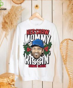 Kershaw mommy kissin’ Santa Claus shirt