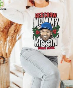 Kershaw mommy kissin’ Santa Claus shirt