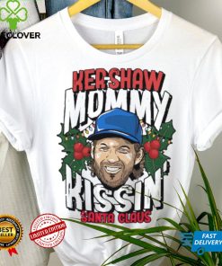 Kershaw mommy kissin’ Santa Claus shirt
