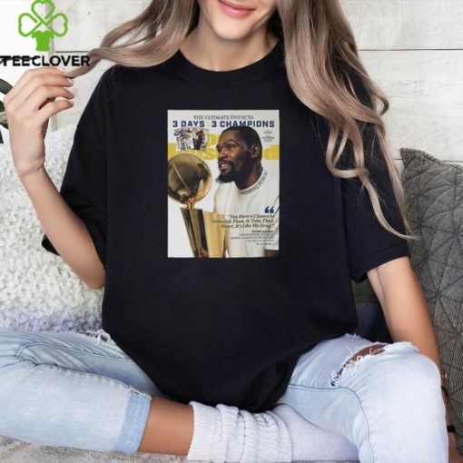 Kevin Durant Golden State Warriors NBA Sports Illustrated Cover Tee Shirt