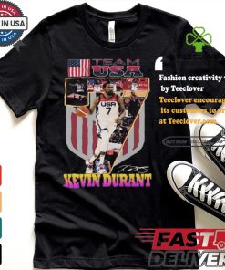 Kevin Durant Team USA Men Basketball Olympic Paris 2024 Signature Shirt