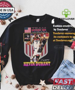 Kevin Durant Team USA Men Basketball Olympic Paris 2024 Signature Shirt