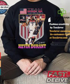Kevin Durant Team USA Men Basketball Olympic Paris 2024 Signature Shirt