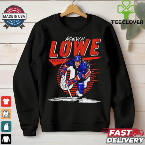 Kevin Lowe 04 Edmonton Oilers hockey signature shirt