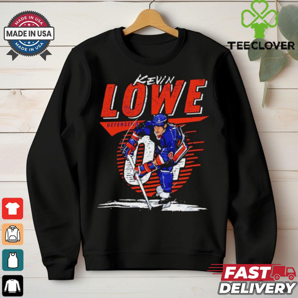Kevin Lowe 04 Edmonton Oilers hockey signature shirt Kevin Lowe 04 Edmonton Oilers hockey signature shirt