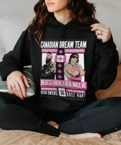 Kevin Owens & Bret Hart Canadian Dream Team T Shirt