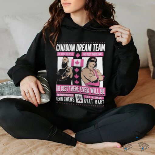 Kevin Owens & Bret Hart Canadian Dream Team T Shirt