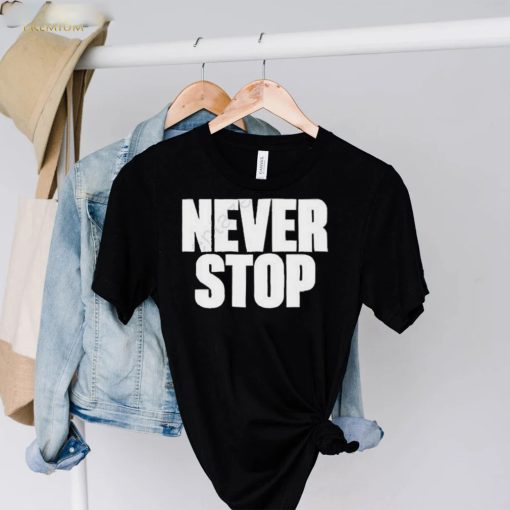 Kevin Porter Jr Wearing Never Stop Shirt