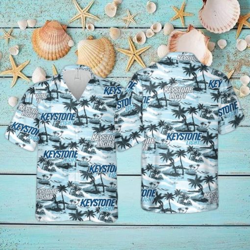 Keystone Light Hawaiian Sea Island Pattern hawaiian hoodie, sweater, longsleeve, shirt v-neck, t-shirt