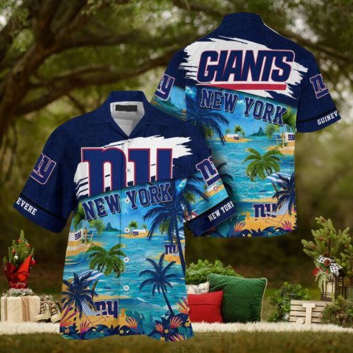 New York Giants NFL Customized Summer Hawaii Shirt For Sports Fans