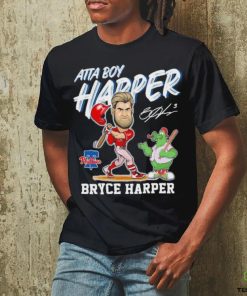 Philadelphia Phillies Mascot Atta Boy Harper Bryce Harper Signature Shirt