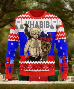Khabib Nurmagomedov Ugly Christmas Sweater Christmas Gift For Men And Women