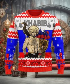 Khabib Nurmagomedov Ugly Christmas Sweater Christmas Gift For Men And Women