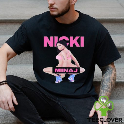 Khaki Nicki Minaj Print Shirt