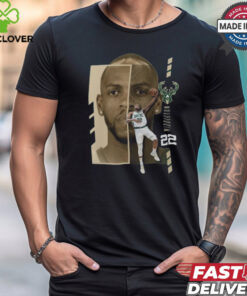 Khris Middleton #22 Milwaukee Bucks Player Name And Number Jump Pass t shirt 1 Khris Middleton #22 Milwaukee Bucks Player Name And Number Jump Pass t shirt