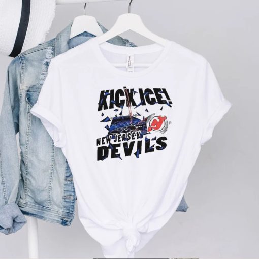 Kick Ice New Jersey Devils Nj Hockey T Shirt