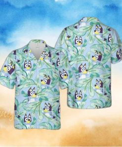 Kid Bluey Dog Lovers Hawaiian Shirt