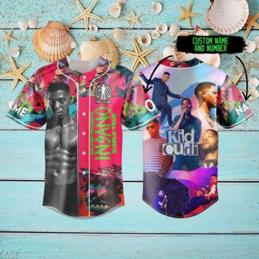 Kid Cudi Presents Insano World Tour Custom Baseball Jersey