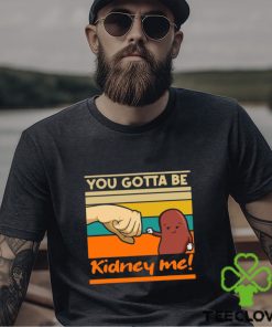 Kidney Funny Pun For A Kidney Donor Vintage Retro T shirt