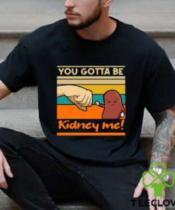 Kidney Funny Pun For A Kidney Donor Vintage Retro T shirt