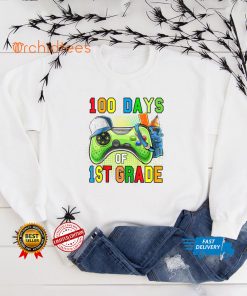 Kids 100 Days Of First Grade Level Unlocked 100 Days Of School T Shirt
