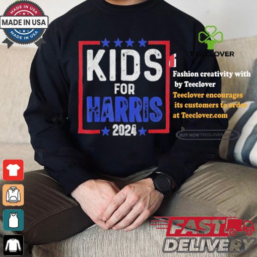 Kids For Harris President Kids Toddlers Love Kamala Harris T shirt