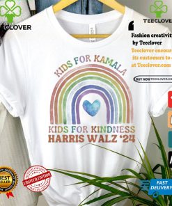 Kids For Kamala Kids For Kindness Harris Walz 24 Rainbow LGBTQ T shirt