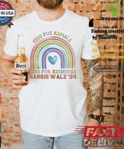 Kids For Kamala Kids For Kindness Harris Walz 24 Rainbow LGBTQ T shirt 1 Kids For Kamala Kids For Kindness Harris Walz 24 Rainbow LGBTQ T shirt