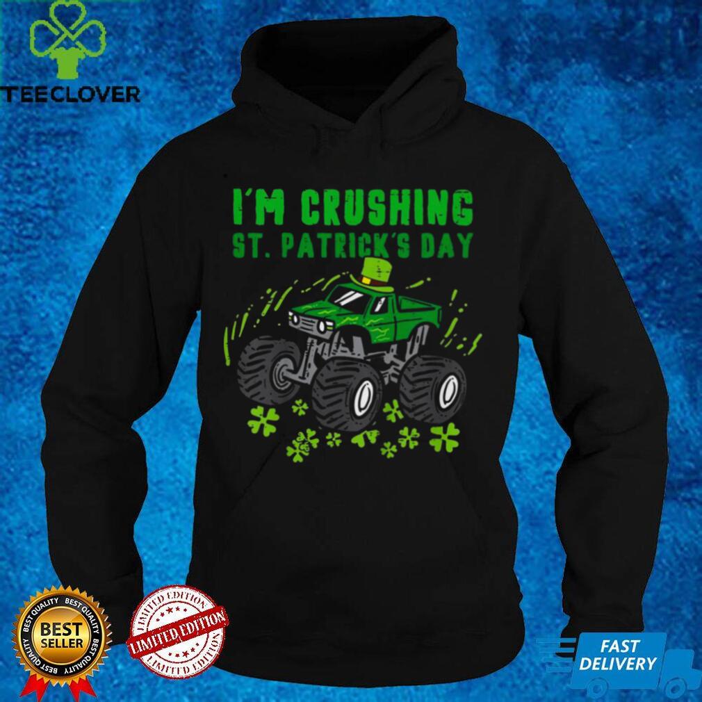 Kids Im Crushing St Patricks Day Monster Truck Boys Toddler Shirt Kids Im Crushing St Patricks Day Monster Truck Boys Toddler Shirt