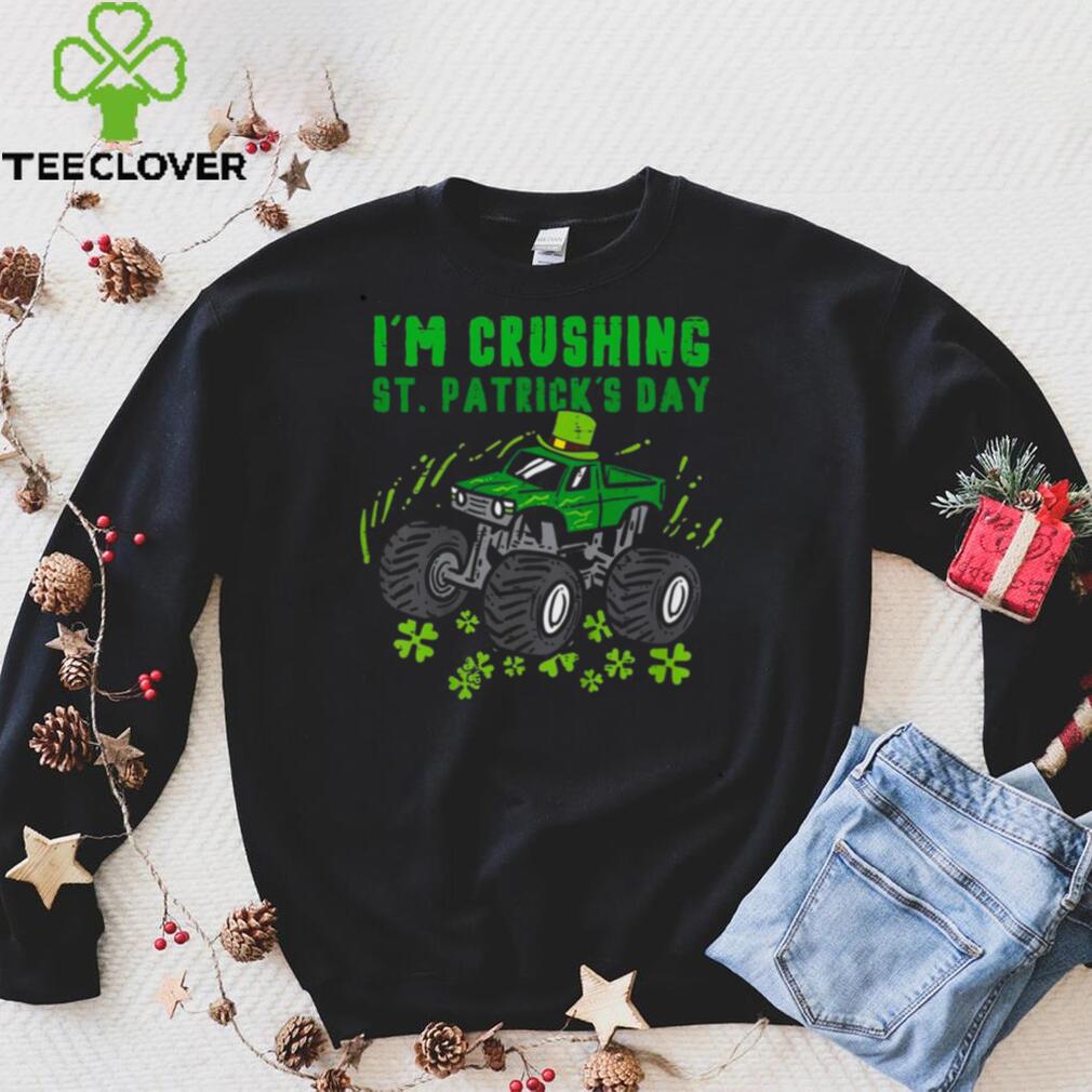 Kids Im Crushing St Patricks Day Monster Truck Boys Toddler Shirt Kids Im Crushing St Patricks Day Monster Truck Boys Toddler Shirt