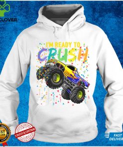 Kids I'm Ready to Crush 3 Monster Truck 3rd Birthday Gifts Boys T Shirt