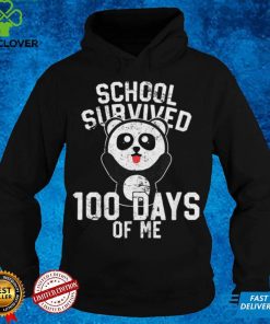 Kids School Survived 100 Days Of Me T Shirt, Kindergarten Tee T Shirt