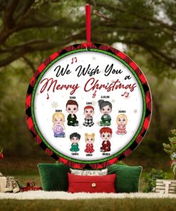 Kids, We Wish You A Merry Christmas, Personalized Ornament, Christmas Gifts For Kids