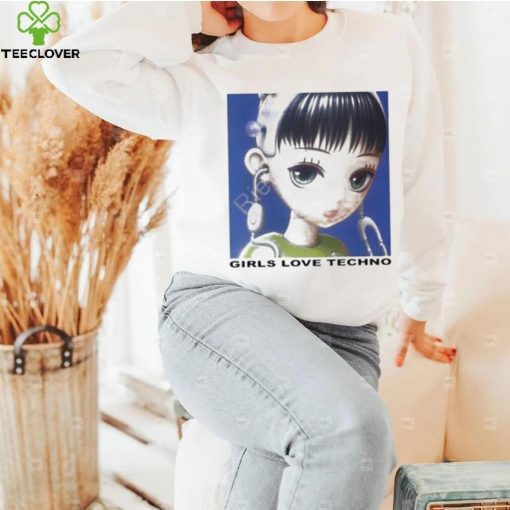 Kikillopieces store girls love techno t shirt