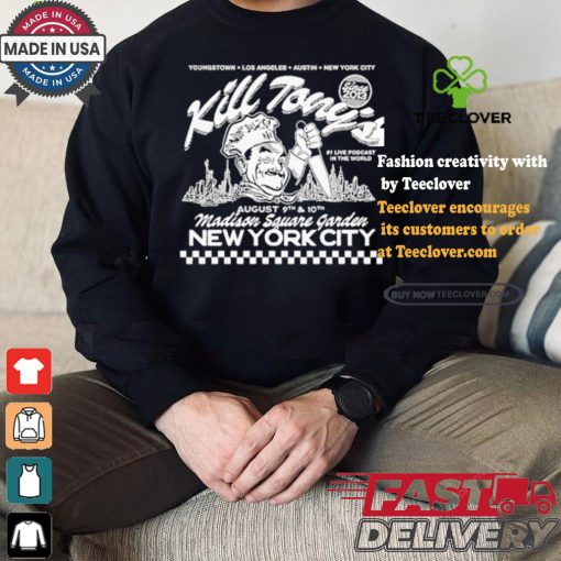 Kill Tony Pizza Box August 9 10 Madison Square Garden Nyc T shirt