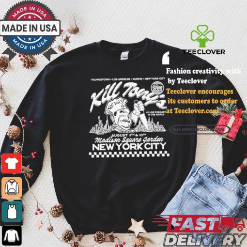 Kill Tony Pizza Box August 9 10 Madison Square Garden Nyc T shirt