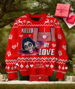 Killed By Love Alice Cooper Valentine Sweater
